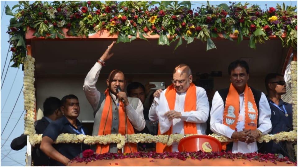 Rajasthan Election 2023 Home Minister Amit Shah road show in Nathdwara and Chittorgarh Hindi news