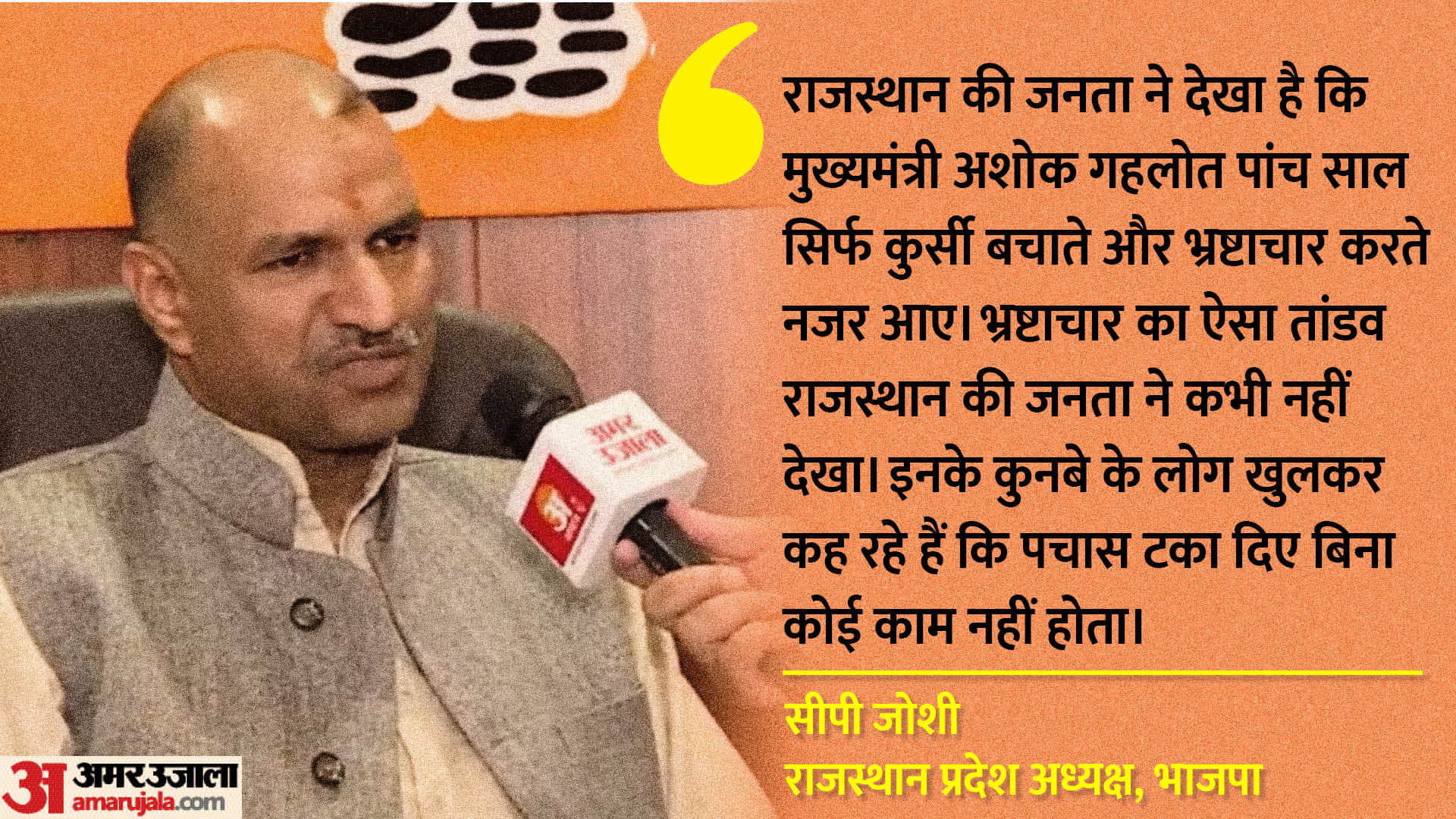 Amar Ujala Special Interview Rajasthan BJP President Claims There Is no Dispute over leadership