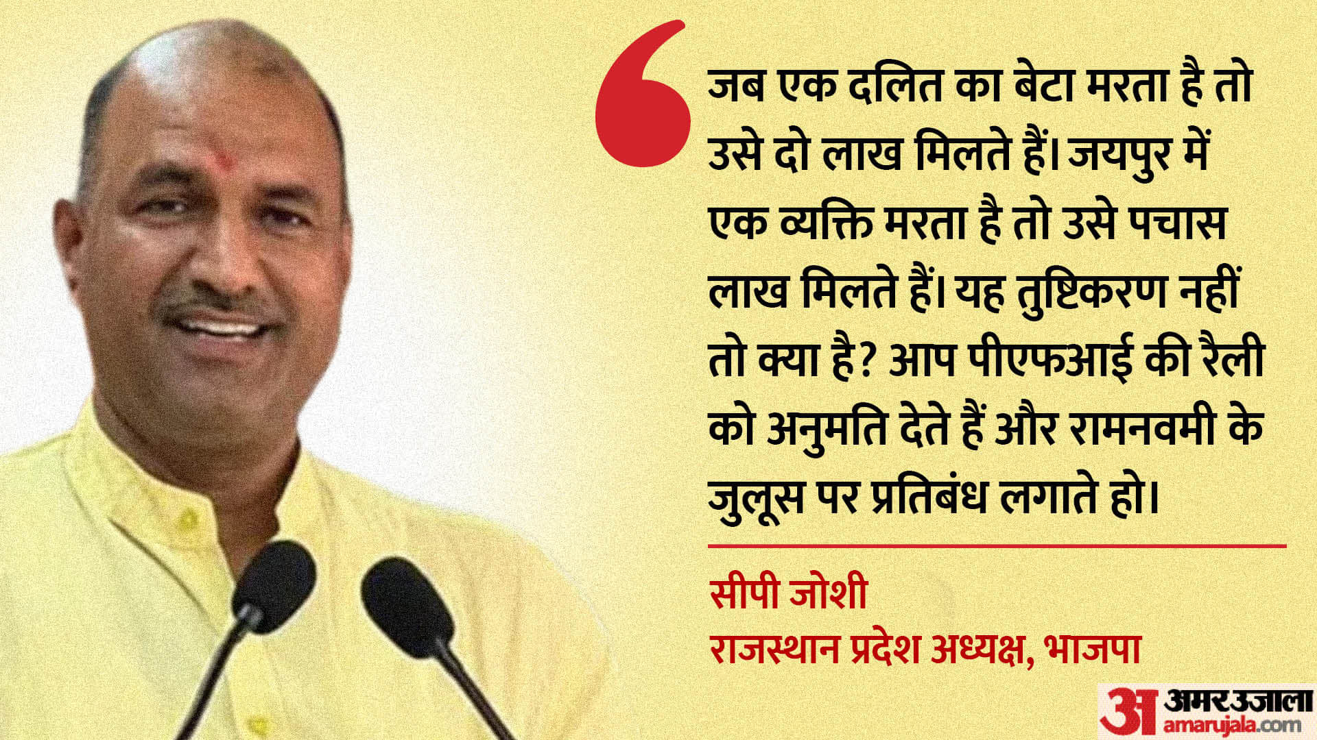 Amar Ujala Special Interview Rajasthan BJP President Claims There Is no Dispute over leadership