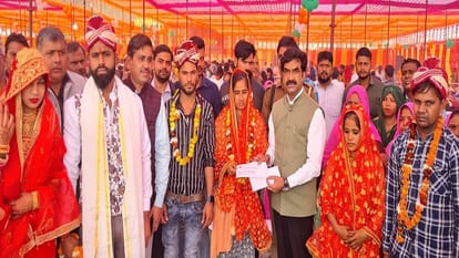 315 couples got married under samuhik vivah yojna