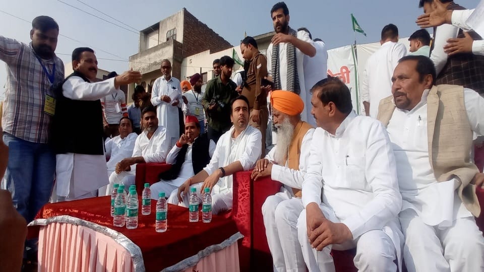 Jan Akrosh rally of BKU Chaduni faction in Pipli grain market of Kurukshetra