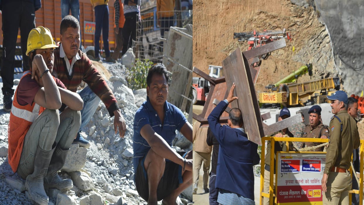Uttarkashi Tunnel Rescue: Silkyara Operation Workers brush their teeth and change clothes after 11 days