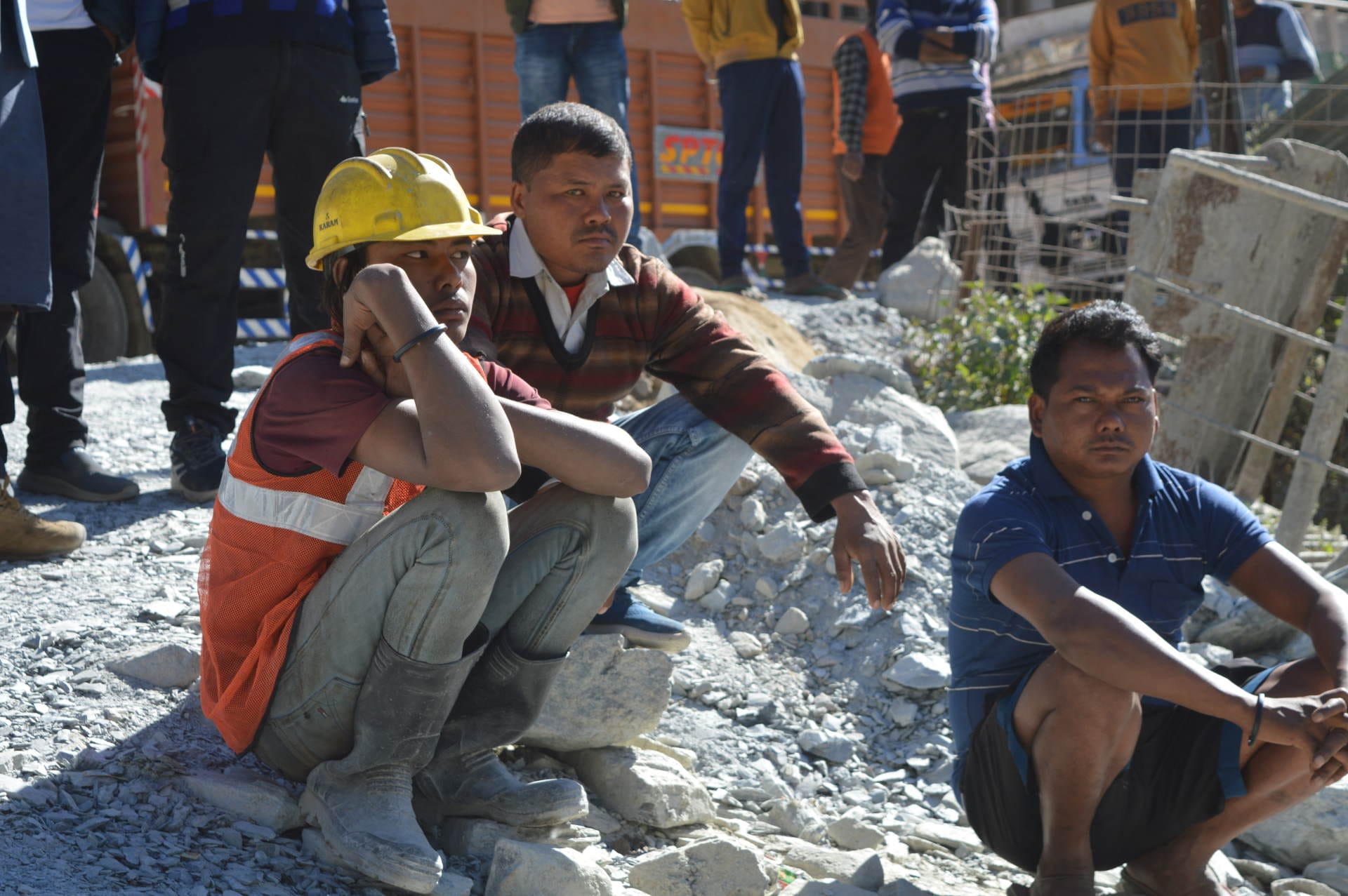 Uttarkashi Tunnel Collapse Rescue Operations 14th Day labourers Parents sad and Emotional Photos