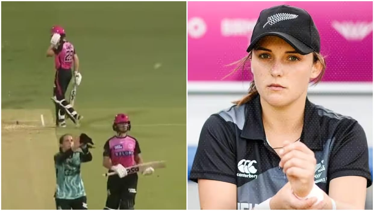 WBBL 2023: Brisbane Heat Faces Five Run Penalty After Amelia Kerr Catches Ball With Towel vs Sydney Sixers