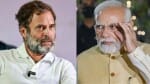 राहुल गांधी और पीएम नरेंद्र मोदी।