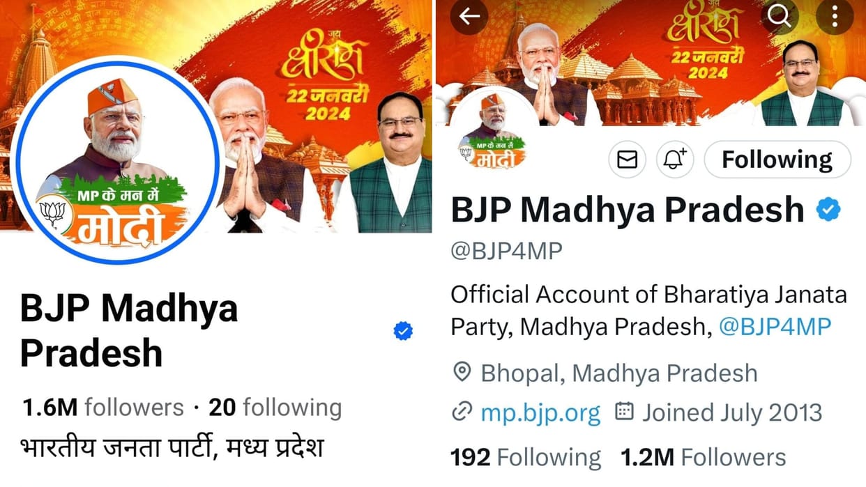 MP Election 2023: BJP busy preparing for 2024, BJP celebrated on social media
