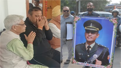 यूपी: शेरदिल था मेरा बेटा... व्यर्थ नहीं जाएगा बलिदान, ये कहते-कहते बिलख पड़े कैप्टन शुभम के पिता Rajouri encounter martyred Captain Shubham Gupta father basant gupta said Army will punish him
