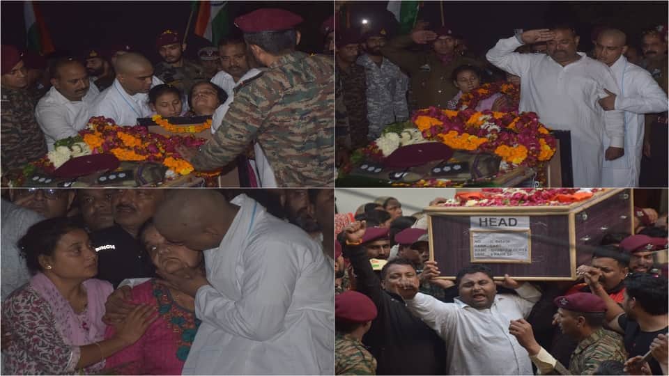Captain Shubham Gupta last journey Mother became unconscious father proudly saluted his son