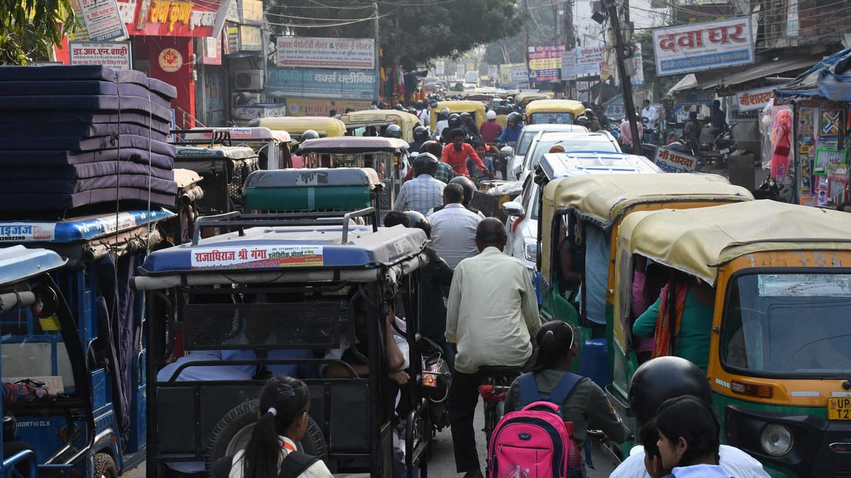 Pollution increasing due to vehicles coming in marriage procession