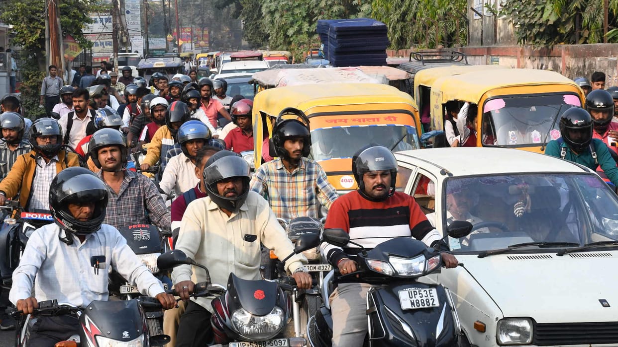 arrangement from Gorakhpur administration face traffic jams with pollution