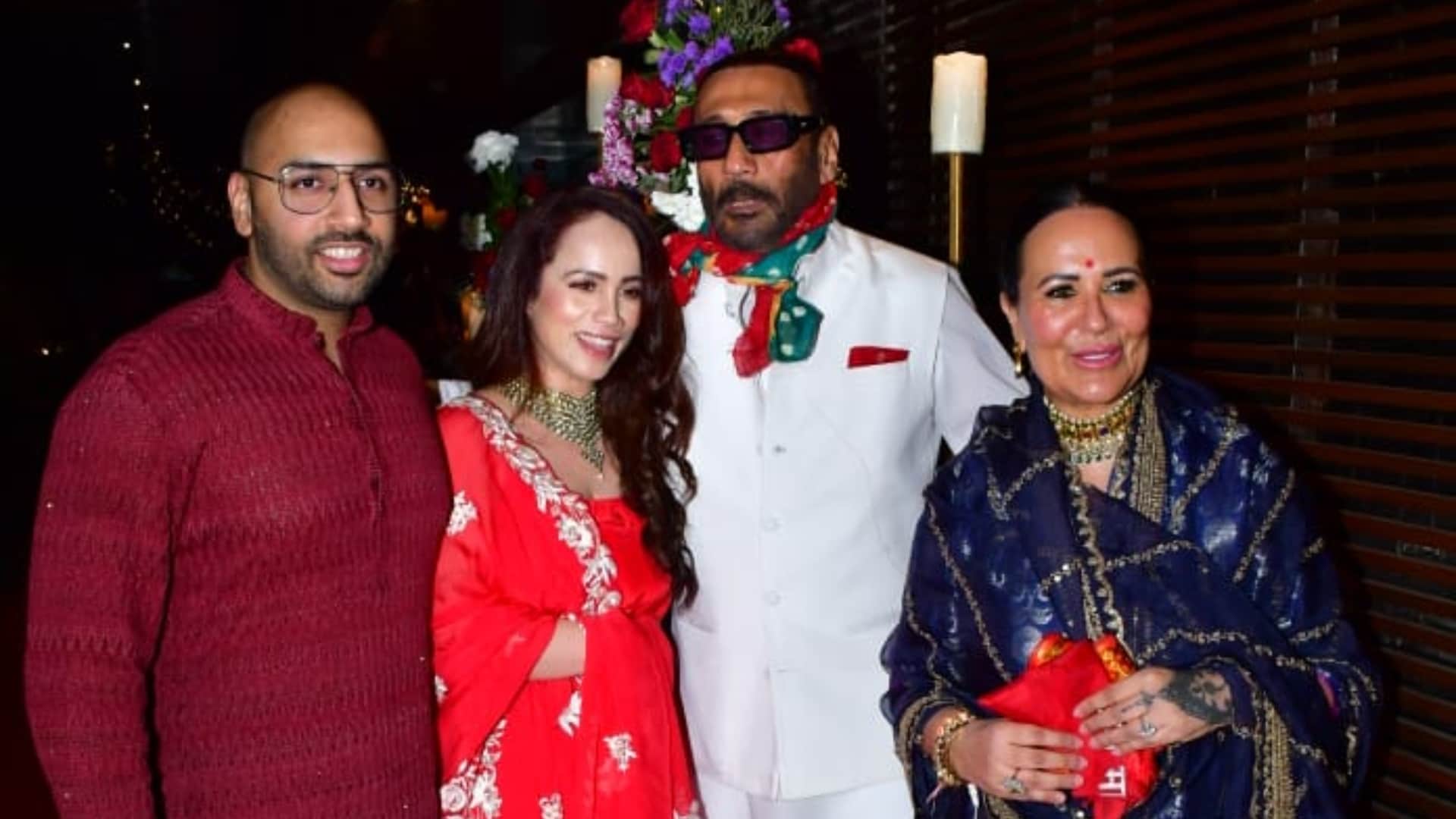 Malvika Raj engagement with Pranav Bagga and jackie shroff, ayesha shroff raveena bhagyashree photos viral