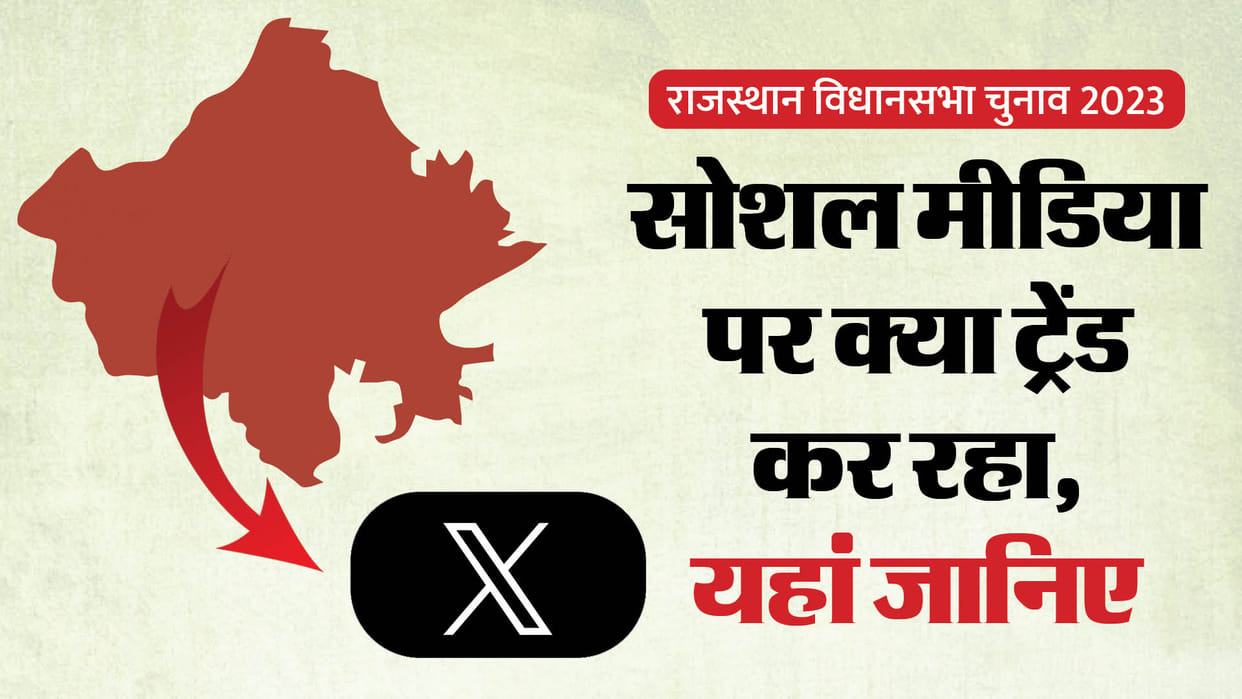 Rajasthan Election 2023 Social Media Trends Ahead of Assembly Polling in Rajasthan Congress vs BJP Win Seats