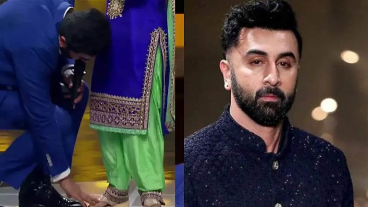 Animal star Ranbir Kapoor Touches Indian Idol 14 Contestant Menuka Poduel Feet Sings Lori For Daughter Raha