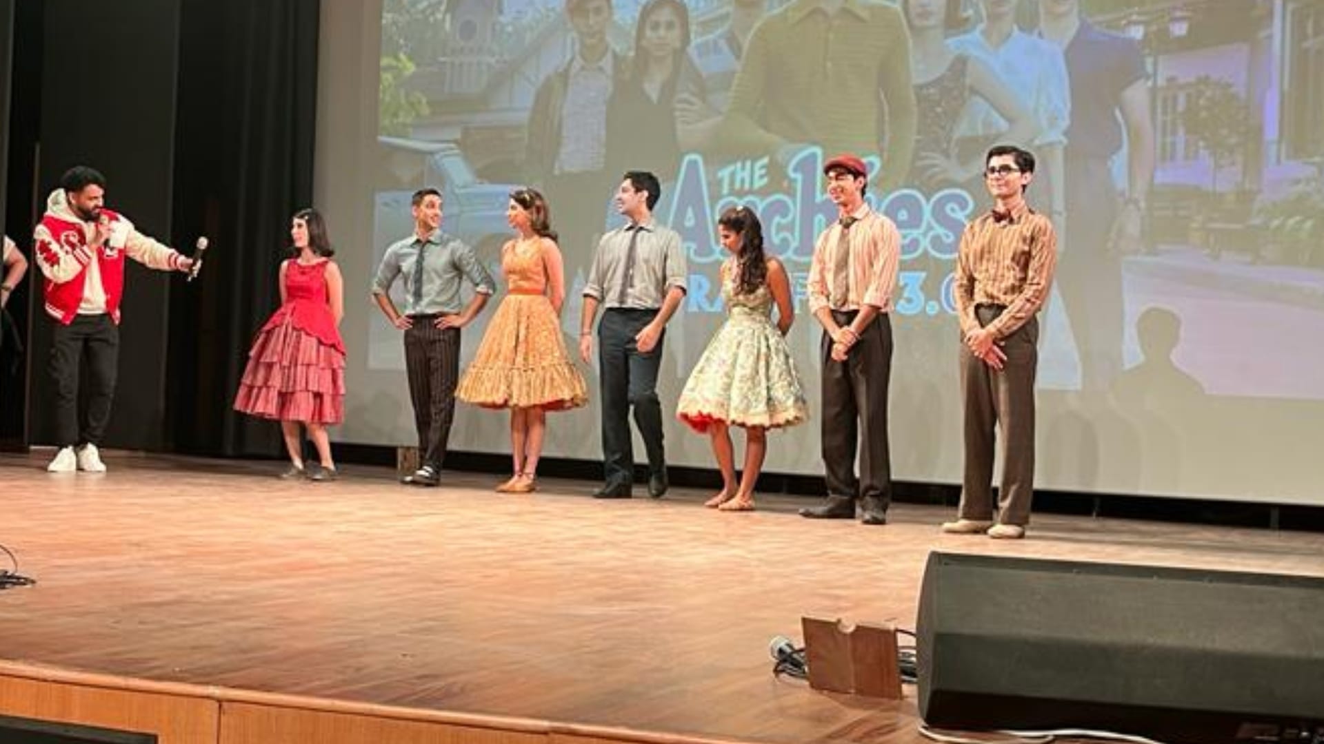 Suhana Khan Khushi Kapoor Agastya Nanda Starrer The Archies team in Delhi Colleges