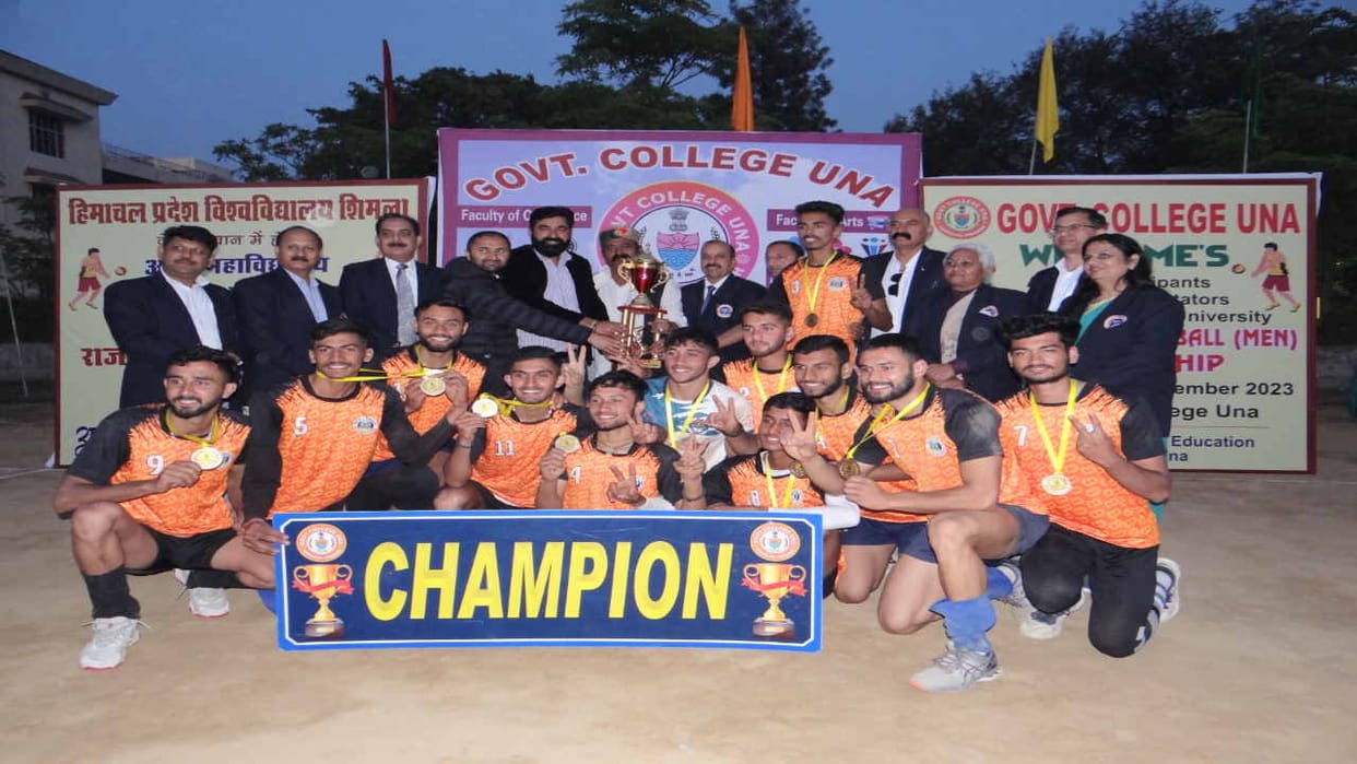 Sanjauli becomes inter-college men's volleyball champion, four-day competition concludes