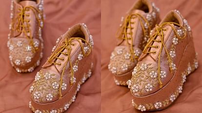 wedding fashion trendy sneakers for bride