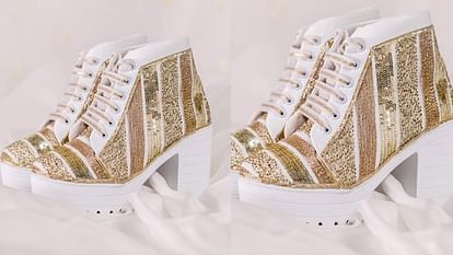 wedding fashion trendy sneakers for bride