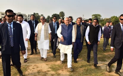 CM Nitish Kumar asked for votes for Lalan Singh from Munger, Government Medical College and Hospital, Bihar