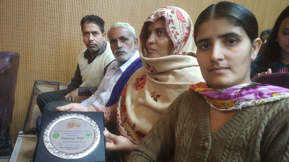 PGI Honored organ donor family members and recipants family