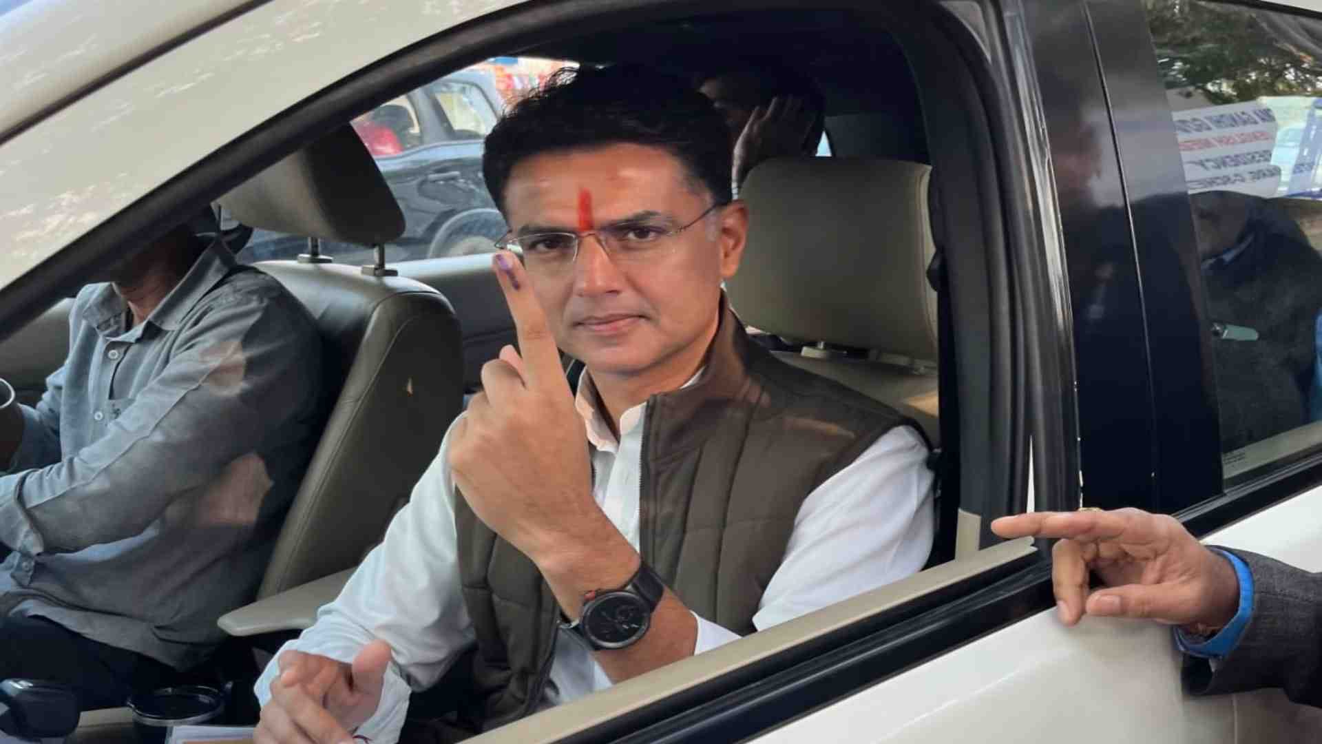 Rajasthan Election 2023: Politicians cast their votes in Rajasthan Assembly elections
