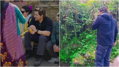 Video: 'अरे मोबाइल नीचे करो', उत्तराखंड में दिखा धोनी का देसी अंदाज; दोस्तों के साथ मस्ती का वीडियो वायरल MS Dhoni asked friend to put down mobile while Uttarakhand trip says are mobile niche karo video went viral