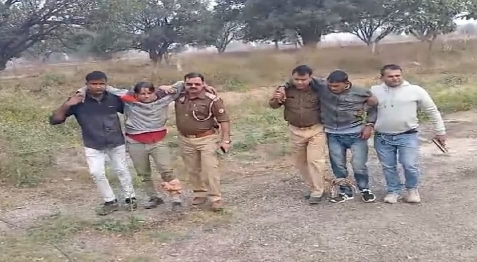 Police arrested four miscreants during encounter in Greater Noida