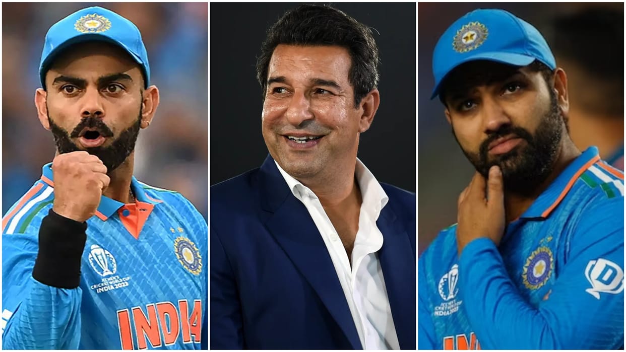 Wasim Akram Sharp Take On Virat Kohli and Rohit Sharma  T20I Future, said- You Can't Solely rely on Youngsters