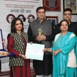 भोपाल में राजकुमार केसवानी सम्मान डॉ. वर्तिका नंदा को दिया गया।