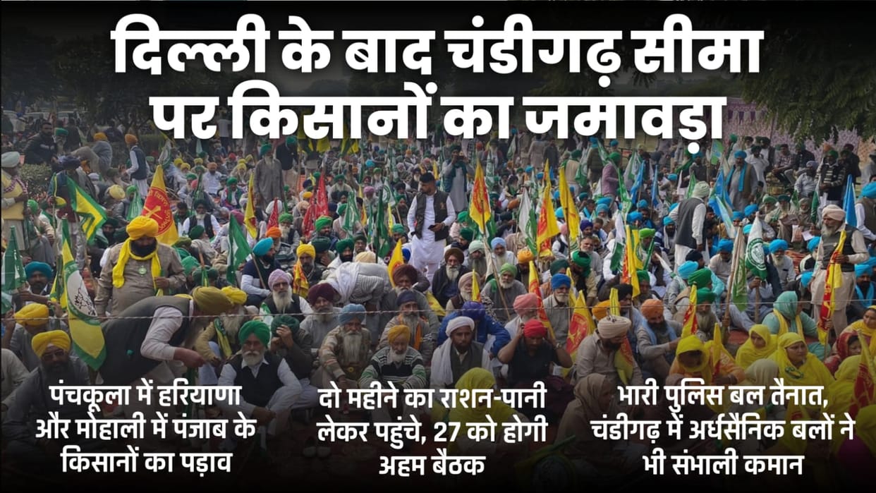 Know why Punjab and Haryana farmers are agitating on Chandigarh border