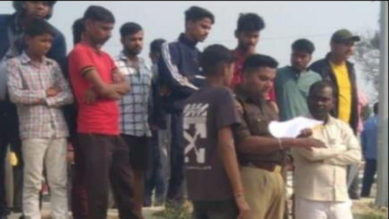 Elderly man dies in road accident in Gorakhpur Death by being crushed by road leveler