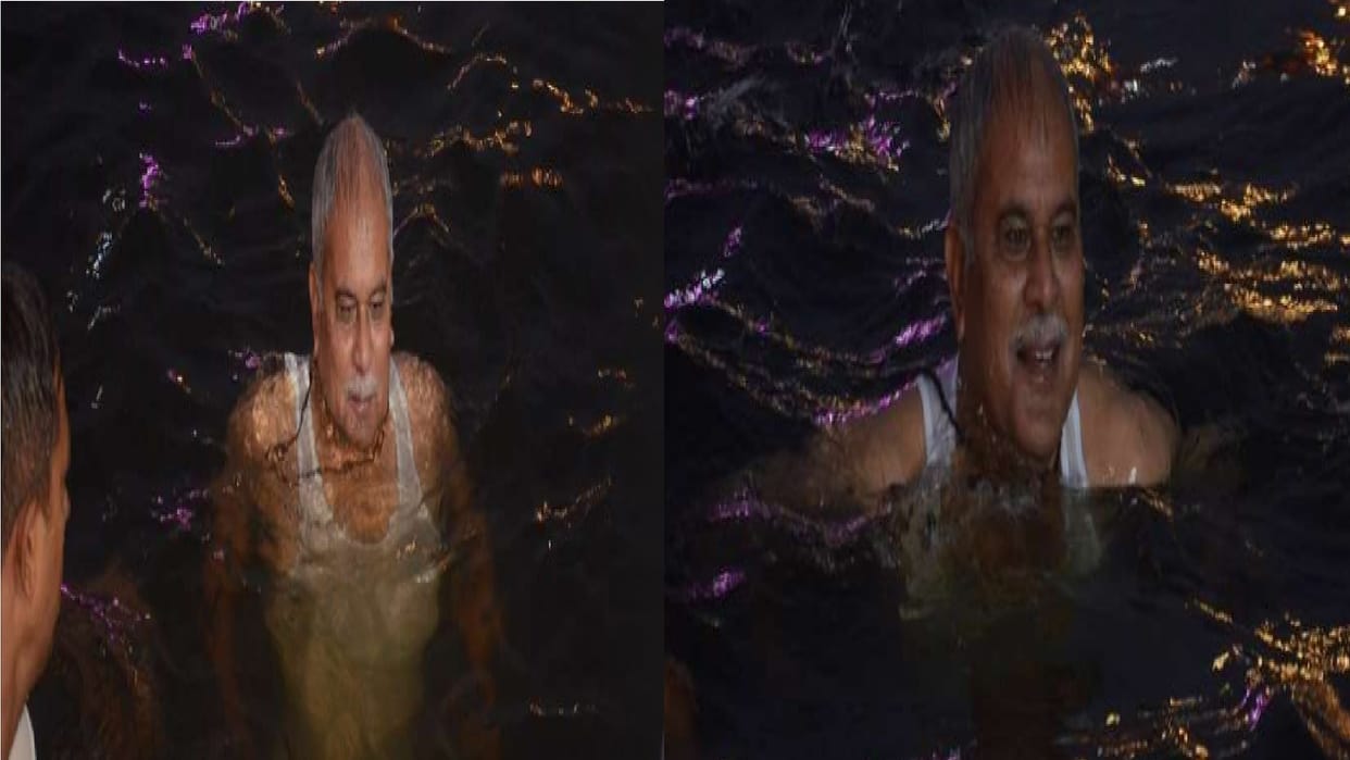 Kartik Snan, Punni Fair: CM Bhupesh took a dip of faith in Mahadevghat