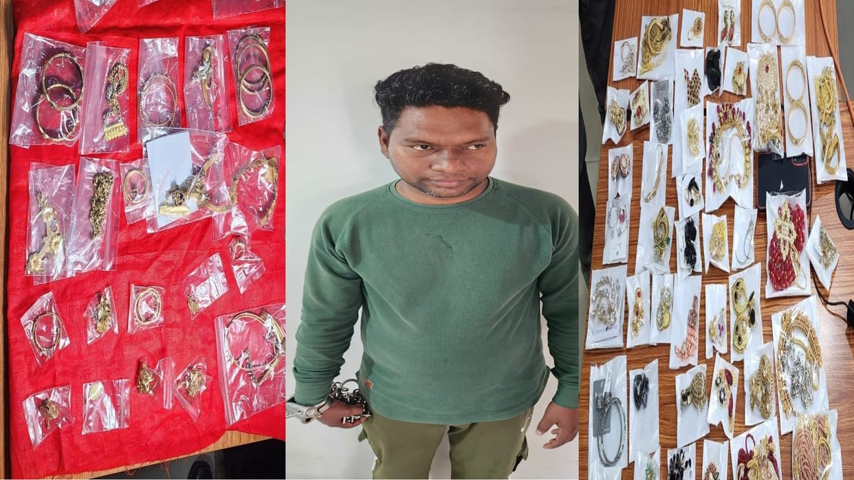 Raipur Crime: police arrested 1 thief for stealing from jewellery shop