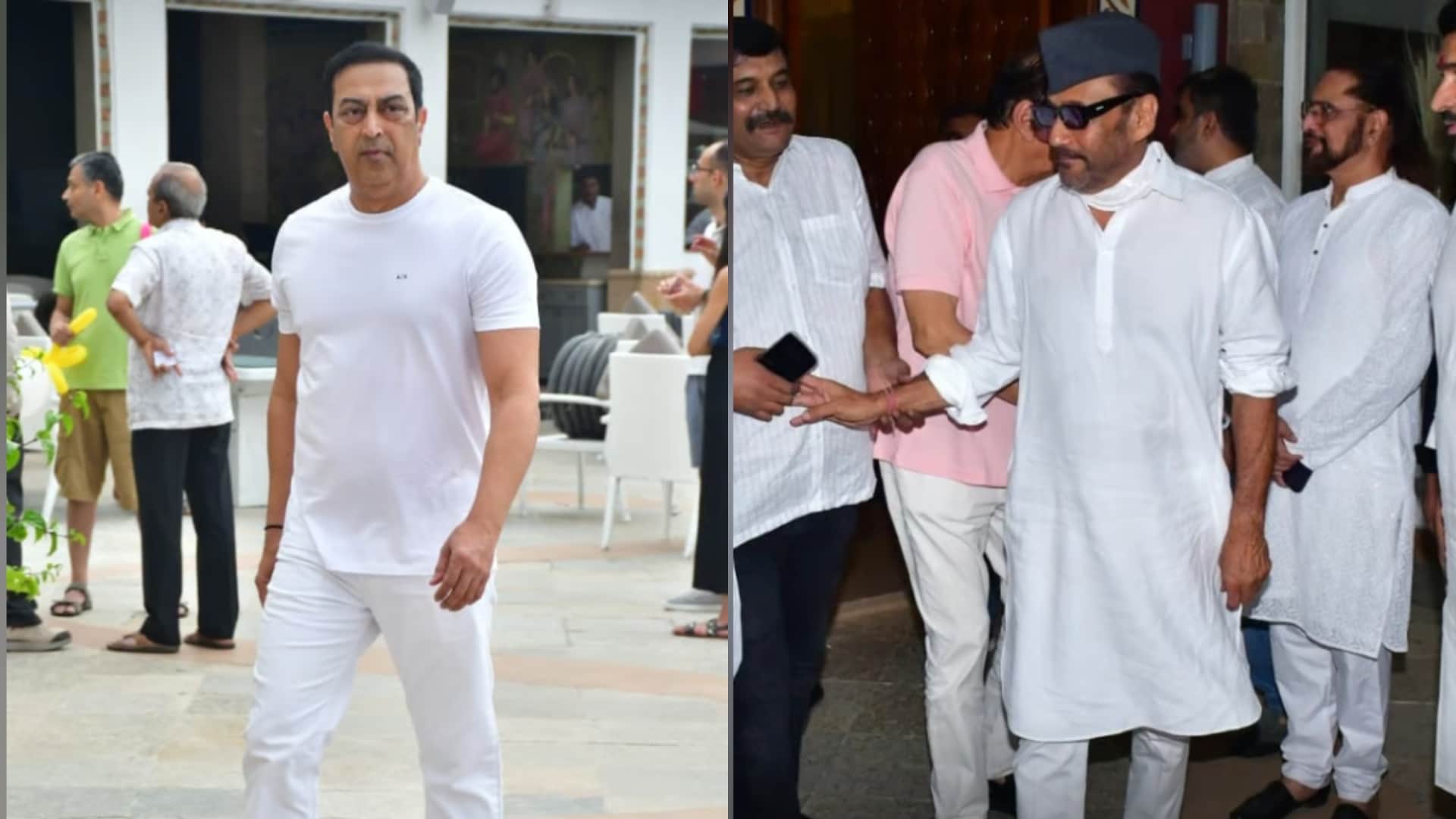 Raj Kumar Kohli Prayer Meet Attended by Sunny Deol Riteish Deshmukh Shatrughan Sinha Attend Armaan Kohli