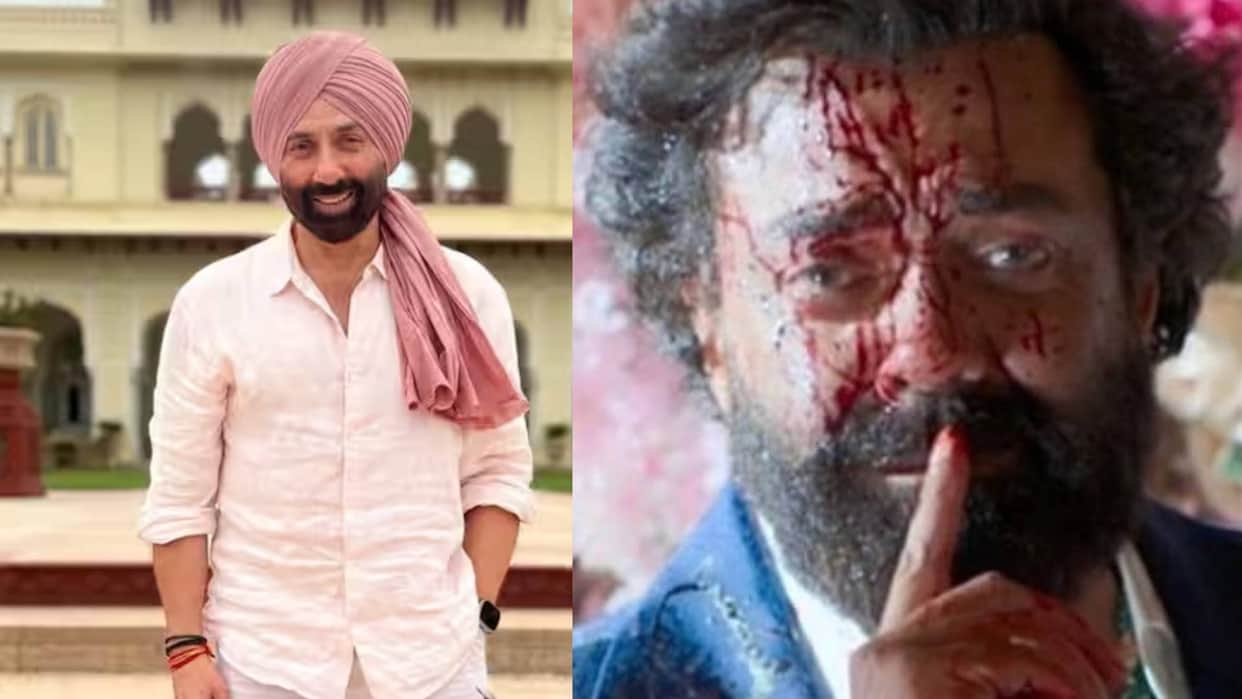 Sunny Deol roots for brother Bobby Deol drops blood smeared face pic from ranbir kapoor film Animal trailer