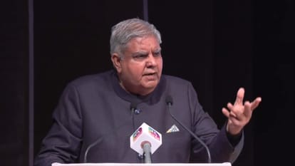 vice president jagdeep dhankhar reaction after mimicry row by tmc mp kalyan banerjee in iss batch