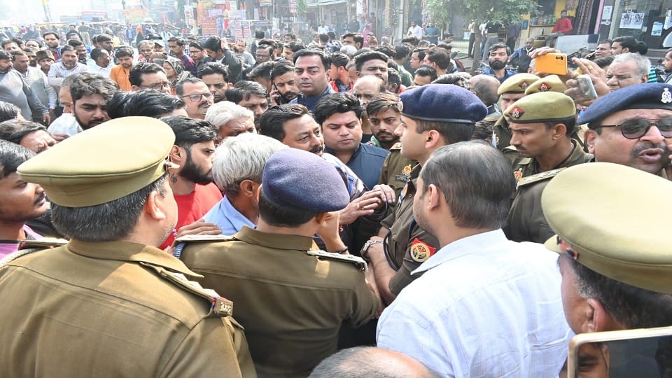 Uproar lasted for seven hours over the murder of a shopkeeper