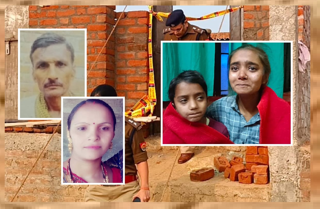 Hamirpur double murder and suicide case, Daughters fought with beast father for 10 minutes, save brothers live