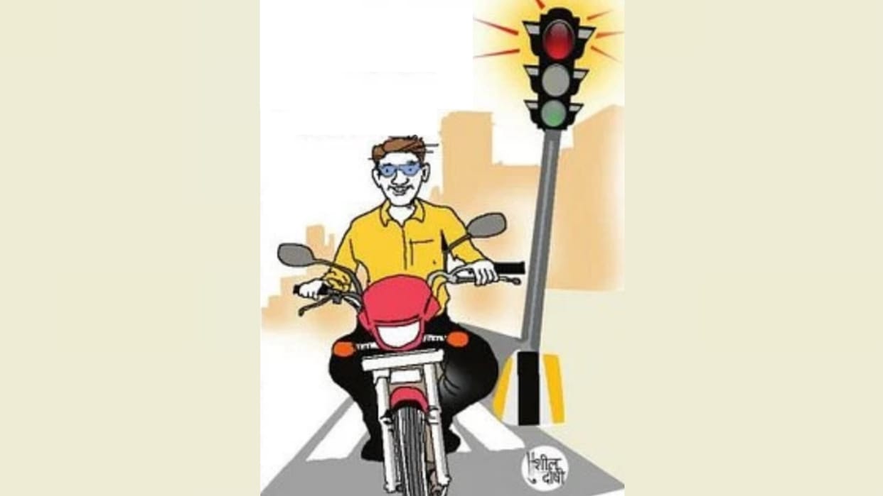 62 times challan of a bike in Lucknow, list issued.