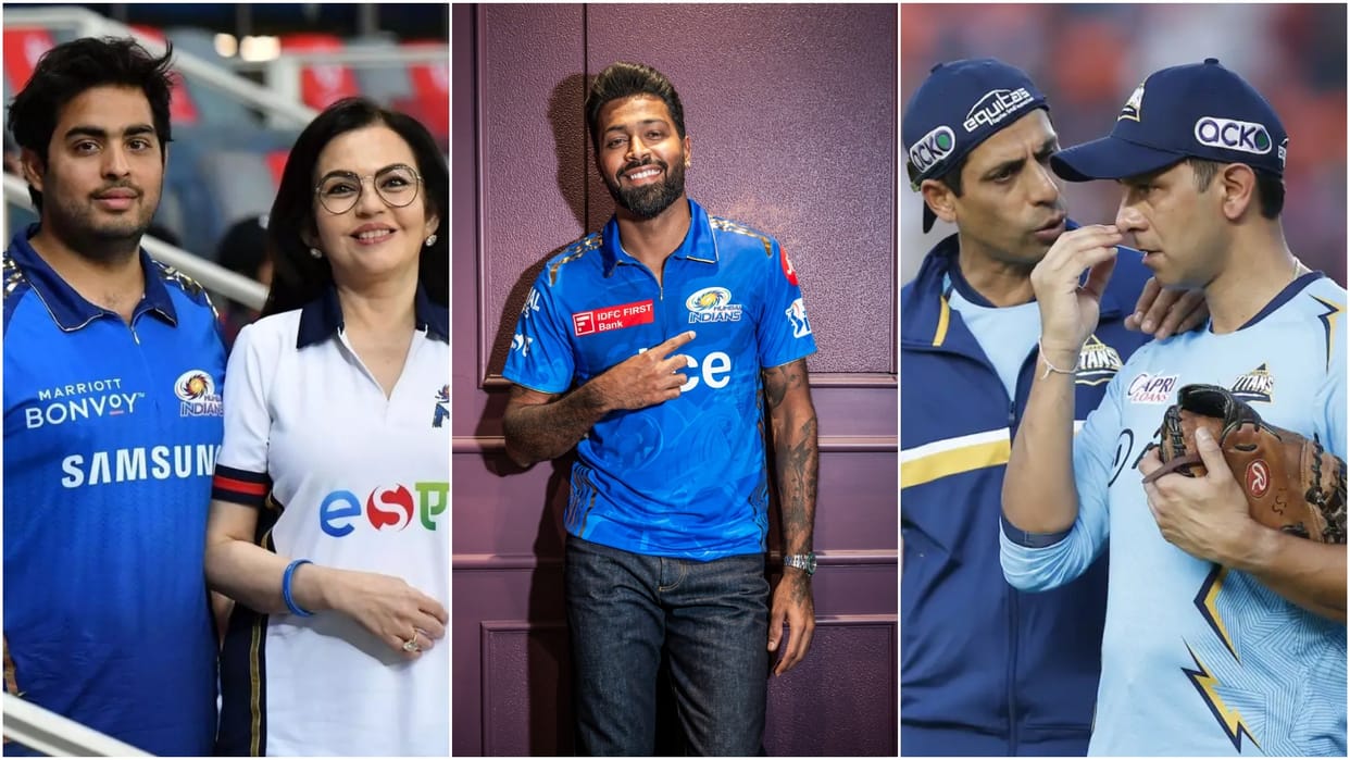 Mumbai Indians and Gujarat Titans Owner reaction after Hardik Pandya trade before IPL 2024