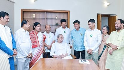 VK Pandian joined the BJD Party today in the presence of CM Naveen Patnaik