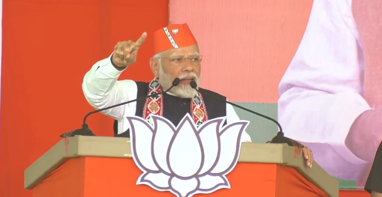 pm modi rally in telangana mahabubabad amid election target brs kcr and congress