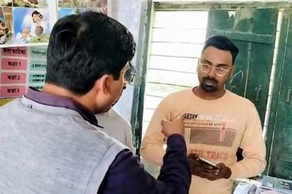 UP: Teachar was sitting with his feet table class, when asked he behaved rudely with officer... suspended