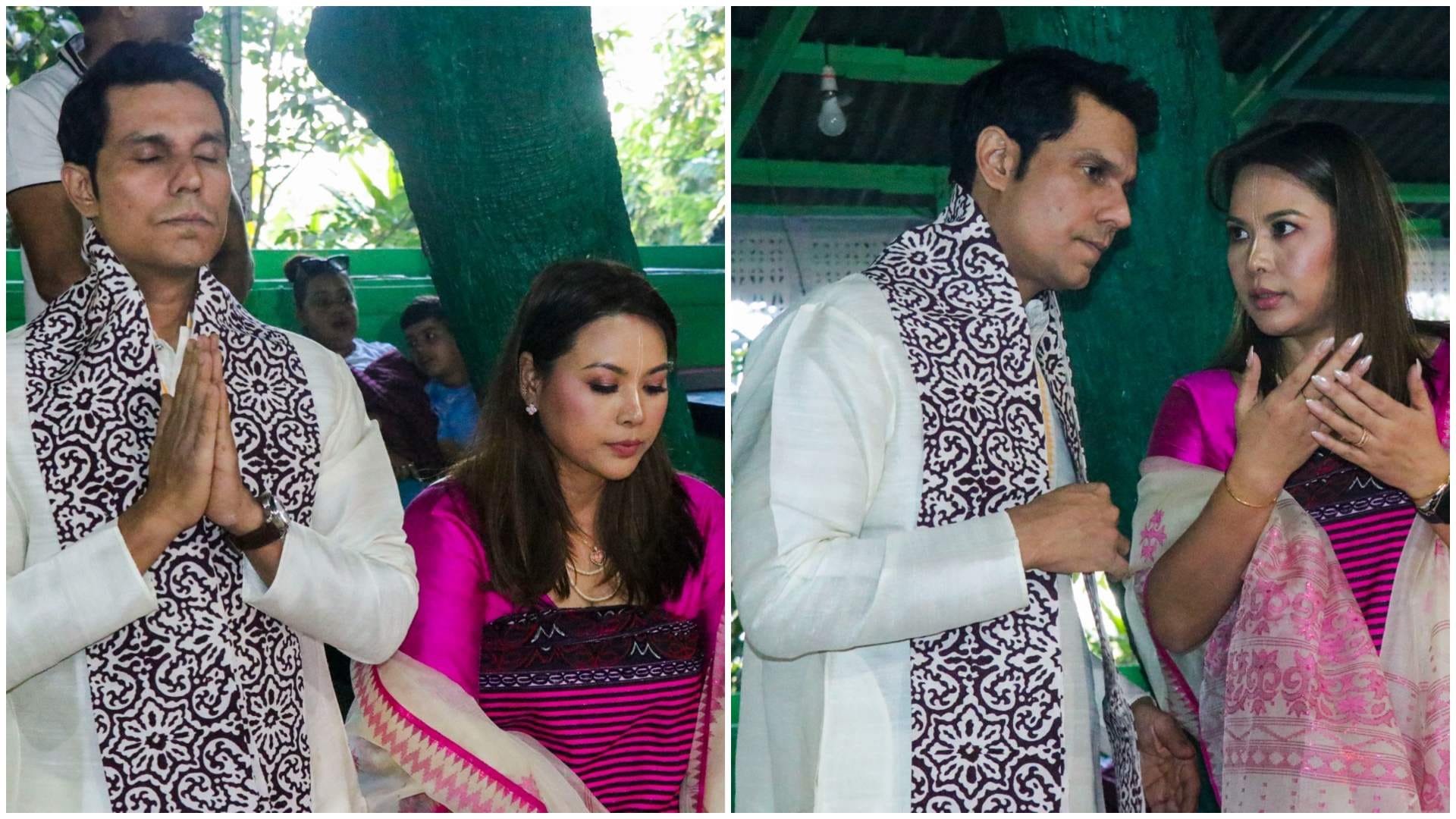 Randeep Hooda Lin Laishram Wedding Couple Marries  In Traditional Meitei Ceremony In Manipur first photos out