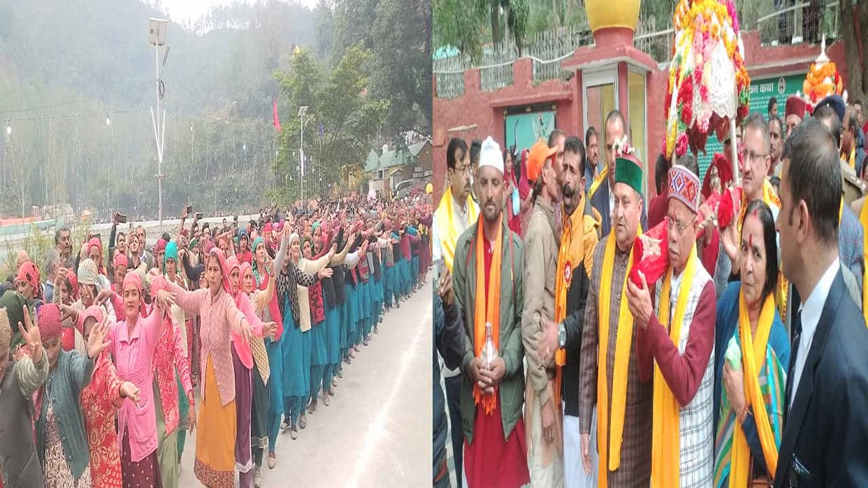 More than 1000 women gathered together in Sirmauri Mahanati at the conclusion of International Renuka Fair.