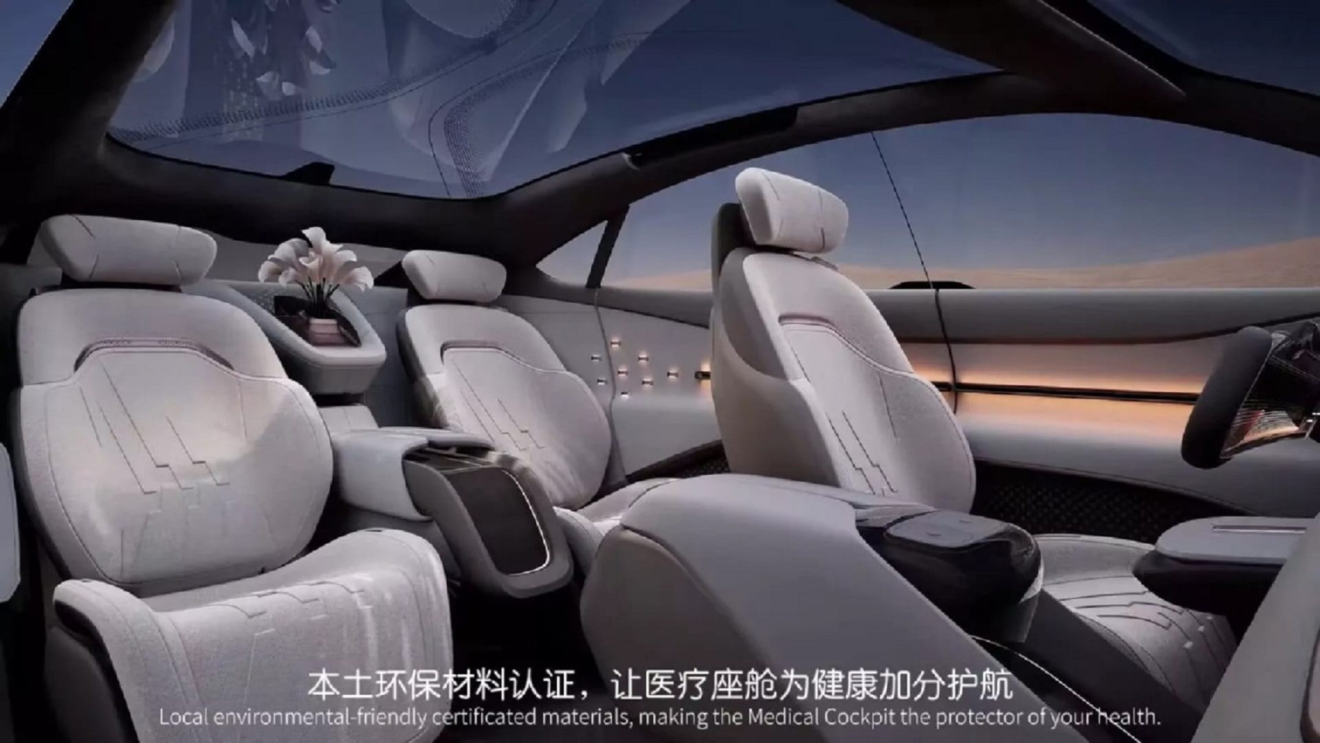 Chinese Carmaker unveils Luxury electric car to match comfort of private jets electric luxury sedan