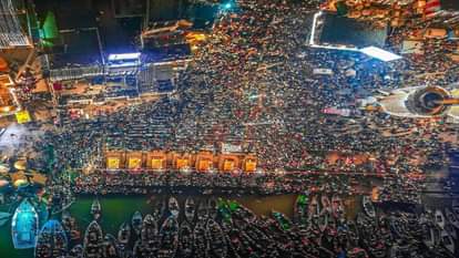 Dev Diwali: Gods celebrated Dev Diwali in Shiva's courtyard, amazing view of crackers show.