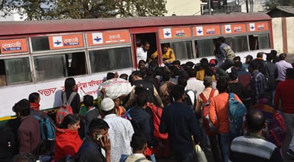 Tigri Mela: Shortage of buses for devotees, people kept wandering at Moradabad bus stand