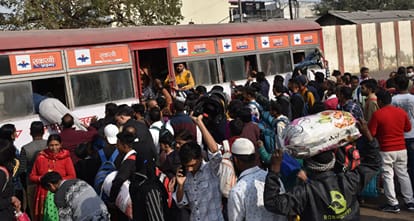 Tigri Mela: Shortage of buses for devotees, people kept wandering at Moradabad bus stand
