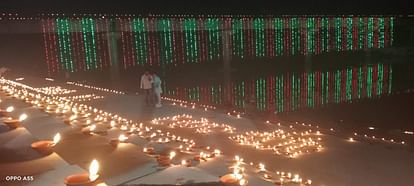 dev diwali varanasi Five crores spent on decoration and fireworks from Namo Ghat to Assi Ghat