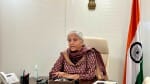 बैठक में शामिल हुईं वित्त मंत्री निर्मला सीतारमण।